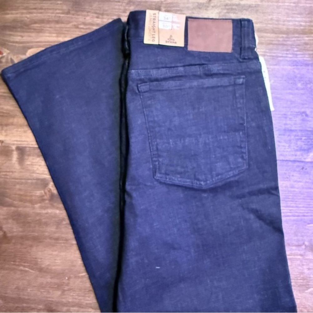 👖 PrAna Hillgard Straight Leg Jeans – Men’s 34x30 – Rinse Wash (New with Tags)​